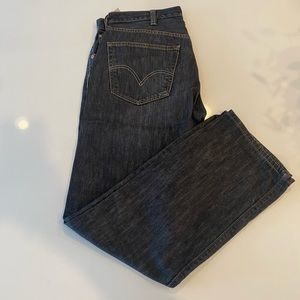 Levi 501 yellow stitching raw-ish denim 38x32 washed but never worn.